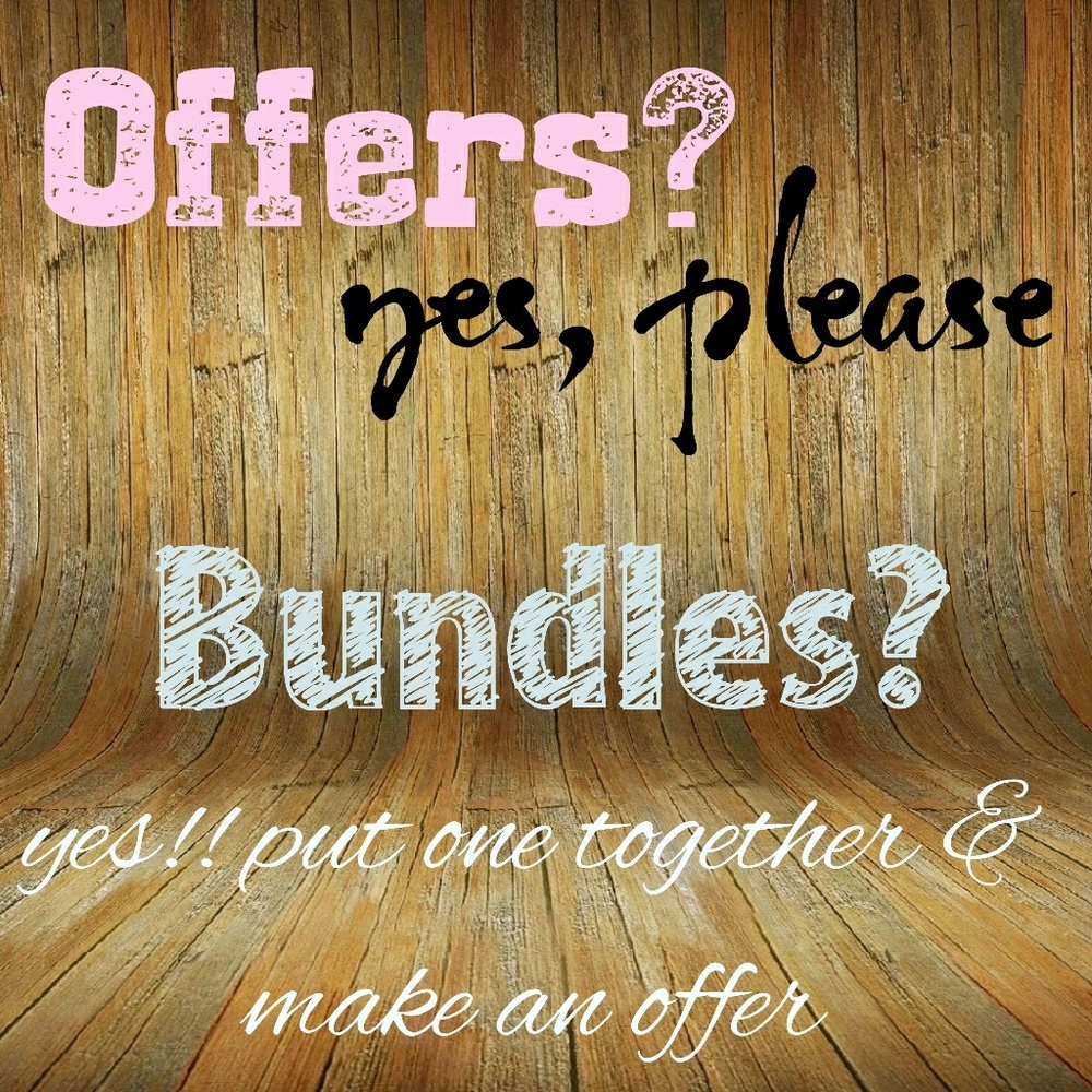 BUNDLE + SAVE ON SHIPPING FEES or Offer